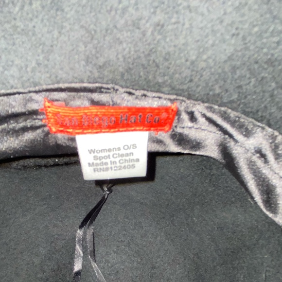 San Diego Hat Co.-Womens Wool Elegant Feminine Black Bow Evening Hat - Picture 10 of 13